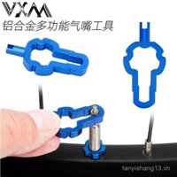 Chìa khóa van Schrader và Presta cho xe đạp, công cụ đa chức năng cho lõi van, công cụ tháo lốp xe đạp leo núi và đường bộ