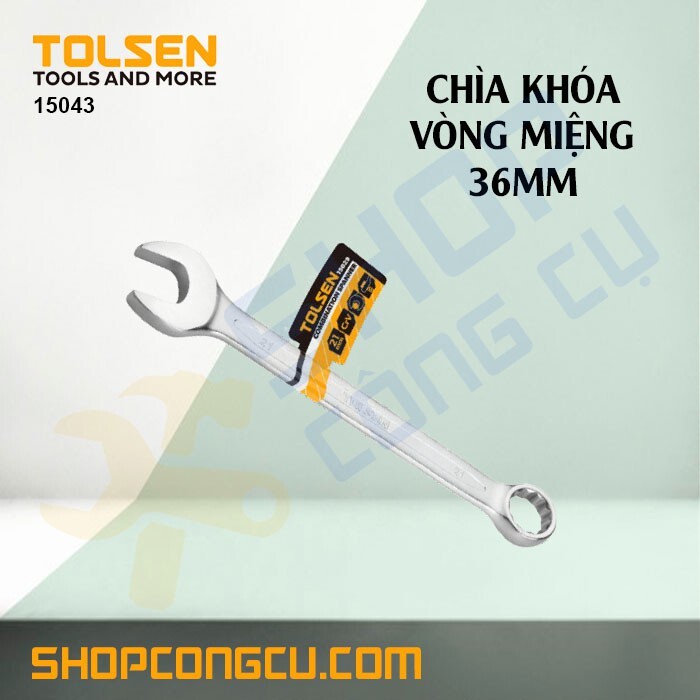 Chìa khóa vòng miệng 36mm Tolsen 15043