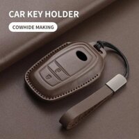Chìa Khóa Xe Ô Tô Bao Bảo Vệ Vỏ Giá Đỡ Cho Xe Toyota Prius Camry Corolla C-HR CHR RAV4 Prado 2018- 2024 Da Tự Động Phụ Kiện