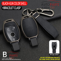 Chìa Khóa Xe Ô Tô Bao Túi Chìa Khóa Cho Xe Mercedes Benz A B C S Class AMG GLA CLA GLC W176 W221 W204 W205 Phụ Kiện Giá Đỡ Vỏ Móc Khóa