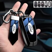 Chìa Khóa Xe Trường Hợp Bìa Cho Ford Ranger F150 F250 Bronco Explorer 3 Raptor Everest Tập Trung Ecosport Từ Xa Key Fob Bìa Vỏ Keychain