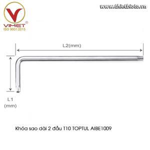 Chìa lục giác sao dài 2 đầu Toptul AIBE1009