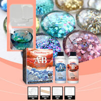 Chibel 200ml Dowmoo Epoxy Resin Hardener Kit Tự Chế Sáng Tạo Handmade Pha Lê Nhỏ Giọt Keo Cao Trong Suốt DIY Kit