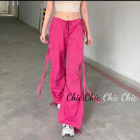 Chic quần ống rộng Quần Túi Hộp unique Độc đáo chic New Style WFK253006I 14Z250331