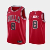 Chicago Bulls #8 Zach LaVine Màu đỏ 2018-19 Icon Jersey