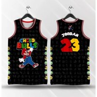 Chicago bulls bóng rổ jersey full sublimation jersey