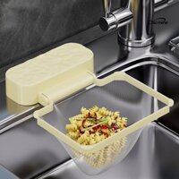 Chicmine _ Giá Lọc Bồn Rửa Dùng Một Lần Với 100 Túi Lưới Lọc Kết Cấu Sóng Nước Giá Đựng Chất Thải Cốc Hút Bồn Rửa Lọc