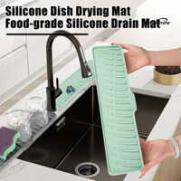 Chicmine Silicone Drain Pad Vòi Thảm Chống Trơn Trượt Nhanh Khô Xà Phòng Bồn Rửa Thảm Chống Tràn Mặt Bàn Bảo Vệ Dụng Cụ Nhà Bếp Giá Đỡ