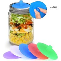 Chicmine☃5 Chiếc Silicon Không Nước Lên Men Airlock Nắp Dành Cho Miệng Rộng Mason Jar