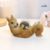 Chicmine☃Squirrel Tape Dispenser Nhựa Động Vật Để Bàn Băng Giá Đỡ Dễ Dàng Sử Dụng Sóc Băng Cắt Cho Văn Phòng Trường Học Tại Nhà