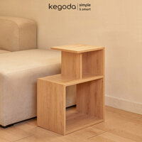 Chiếc Kệ Gỗ Nhỏ Xinh Đa Năng Cho Phòng Khách, Phòng Ngủ KEGODA - Vân gỗ sồi
