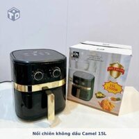 Chiên 15 Lít: Nồi chiên không dầu Camel 15L