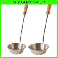 Chiên Bánh Chảo Thìa Dụng Cụ Nấu Ăn Dễ Dàng Sử Dụng Dụng Cụ Nhỏ Gọn Tay Cầm Bằng Gỗ Nhà Bếp Chiên Dầu Pier Mô Hình