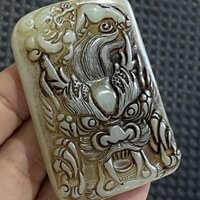 Chiến Quốc Xiuyu Đồ Chơi Cổ Ngọc Quý Tộc Ngọc Tay Cầm Mảnh Ngọc Tường Đau Khổ Vật Thể Ngọc Mặt Dây Chuyền Mặt Dây Chuyền Quái Vật Cổ 3.3.08