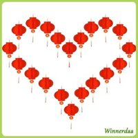 Chiến THẮNG 20 Chiếc Đèn Lồng Giấy Đỏ Truyền Thống Trung Quốc Đề Can Năm Mới Vật Dụng Chống Thấm Nước