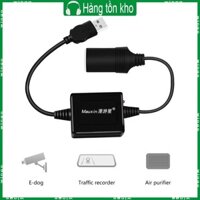 Chiến THẮNG 5V USB Nam sang 12V Ổ Cắm Bật Lửa Xe Hơi Nữ Bước Lên Điện Áp Cáp Chuyển Đổi Cổng Sạc USB