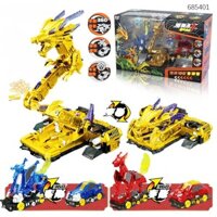 Chiến Xa Siêu Thú phần 4 (chính hãng Auldey) - Combo bộ 3 Băng Hỏa Thần Long và Thiên Long - mã 685401