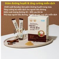 Chiết xuất cao hồng sâm tăng cường hệ miễn dịch và lá Banaba  ức chế sự gia tăng lượng đường trong máu sau bữa ăn (2g x 30 gói) - Atomy  Glucose Care Banaba & Red Ginseng - 애터미 포도당케어 바나바&홍삼 - Atomy Glucose Care Банаба и красный женьшень