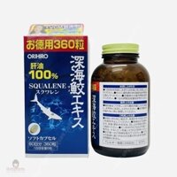 Chiết xuất Dầu gan cá mập 100% Squalene Orihiro loại 360v Nhật Bản