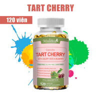 Chiết xuất hạt cần tây hữu cơ Mulittea Tart Cherry và quả việt quất giúp hỗ trợ phục hồi cơ bắp và hỗ trợ giấc ngủ