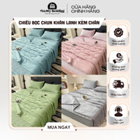 CHIẾU BỌC CHUN BĂNG LẠNH KÈM CHĂN PHIÊN BẢN VVIP – CHẤT LIỆU SỢ DỆT CAO CẤP SIÊU MÁT, SIÊU BỀN