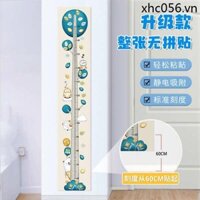 Chiều Cao Dán Tĩnh Điện Toàn Bộ Dán Tường Hoạt Hình Cây Lớn Đo Chiều Cao Thước Phòng Trẻ Em Mẫu Giáo Trang Trí Tường