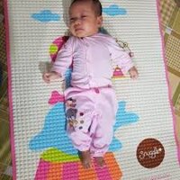 chiếu cao su đệm mát cho bé yêu