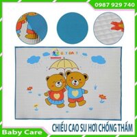 Chiếu cao su hơi kích thước 60x90cm, êm ái, thoáng mát cho trẻ sơ sinh và trẻ nhỏ (hình in thay đổi theo lô hàng)