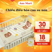 Chiếu Cao Su Non Cho Bé Siêu Mát 5D 65 x 120 cm Chiếu Điều Hoà Cao Su Non Giúp Bé Ngủ Ngon Kiêm Đệm Ngủ Cho Bé Sơ Sinh