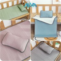 [Chiếu cho bé] Chiếu Băng Lạnh Cho Bé Cao Cấp ALVA, chiếu điều hòa Kèm Vỏ Gối - Mát lạnh, Thông Thoáng, An Toàn Cho Bé