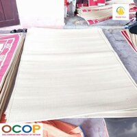 Chiếu Cói 100% Tự Nhiên Trắng Viền Đăc Biệt 1m5 x 1m9 Chiếu Thái Bình