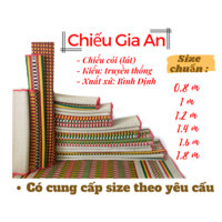 Chiếu cói (lát) ngũ sắc gam màu ấm áp xuất xứ Bình Định