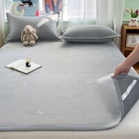 Chiếu Điều Hoà Băng Lạnh ICE COOL Thế Hệ Mới Êm Ái Mềm Mát Có Chun 4 Góc Cố Định Vào Đệm