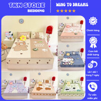 Chiếu điều hoà cao su 5D bo chun Latex chất liệu mềm mại siêu mát , Chiếu cao su bo chun Disney loại 1 dày dặn mới 2024