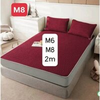 Chiếu Điều Hòa Cao Su Màu Gồm 1 Chiếu 2 Vỏ Gối,Kích thước 1m6x2m,1m8x2m