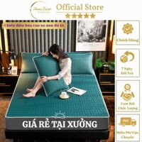 Chiếu điều hòa cao su non 1m, 1m2, 1m4, 1m5, 1m6, 1m8, 2m2 x 2m - Bộ chiếu Tencel tặng kèm vỏ gối