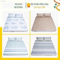 Chiếu điều hòa cao su non 3D hoa văn An Như Bedding