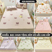 Chiếu Điều Hoà Cao Su Non 3D Bo Chun,1m6,1m8,2m2 Chiếu Điều Hòa Cao Su Non Tencel LaTex Bọc Chun Mẫu Mới