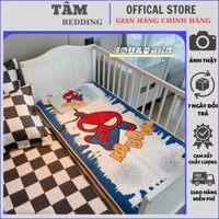 Chiếu điều hoà cao su non 5D Disney cho bé siêu thoáng mát, Tấm lót đệm điều hòa trẻ em họa tiết disney mẫu mới 2023