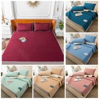 Chiếu điều hoà cao su non, CHIẾU ĐIỀU HOÀ TENCEL LATEX THÁI LAN tặng kèm 2 vỏ gối ( hàng loại 1 nặng 2kg trở lên
