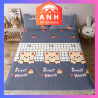 Chiếu điều hòa cao su non, chiếu nệm mủ cao su non,có kèm 2 áo gói hàng cao cấp, mát mùa hè [1M2,1M4,1m6, 1m8,]