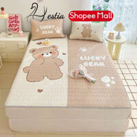 chiếu điều hoà caosu Hestia 5D, Chiếu điều hòa Tencel Latex từ cao su non êm mát hàng nhập