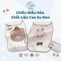 Chiếu Điều Hòa Chất Liệu Cao Su Non Mềm Mịt Siêu Mát Mang Lại Cảm Giác Thoáng Mát Dễ Chịu Cho Bé Kèm Gối Hạt Đậu