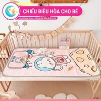 Chiếu điều hoà cho bé in hình 5D kích thước 1m2, chất liệu mềm mịn cao cấp, chiếu lụa điều hoà tencel mùa hè cho bé