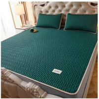 💐Chiếu điều hòa Mủ Cao Su Non Tự Nhiên Mát Lạnh Mùa Hè, Dễ Dàng Vệ Sinh - nệm 1 màu Trang Nhã💐 - Xanh Lá, Ghi Xám,...