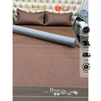 Chiếu điều hoà sợi mây tự nhiên chiếu VIP tặng kèm 2 vỏ gối HÀNG NỘI ĐỊA TRUNG mềm mát thoáng khí sang trọng | KIM NGÂN