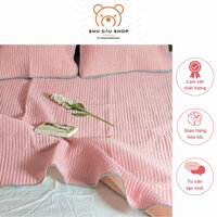 Chiều điều hòa tencel lạnh cao cấp hàng VNXK cấu tạo 3 lớp dày dặn có lớp chống xô trượt, kích thước từ 1m6, 1m8, 2m2