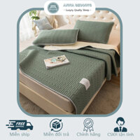 Chiếu điều hòa Vải Tencel Mát Cho Mùa Hè, Thảm Trải Giường Tencel Latex Thái Nhập Khẩu Cao Cấp - Anna Bedding