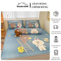 Chiếu điều hoà,chiếu băng lạnh BEAR DISNEY thế hệ mới được dệt bởi sợi vải cold elastic mát lạnh như băng