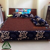 Chiếu Hạt Gỗ Hương Đỏ Cao Cấp Hạt 1.2cm ( video , hình thật )